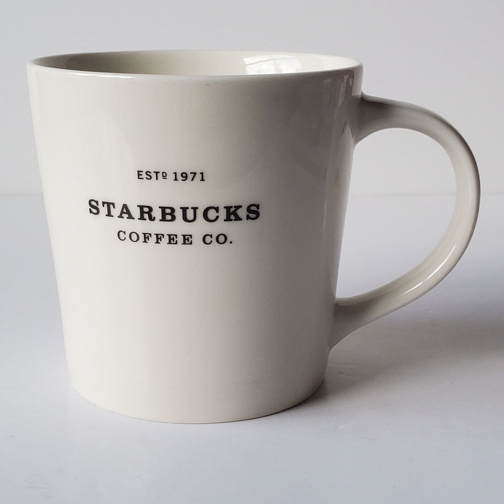 Starbucks Coffee Co. 2010 Bone China White Mug - Picture 1 of 9